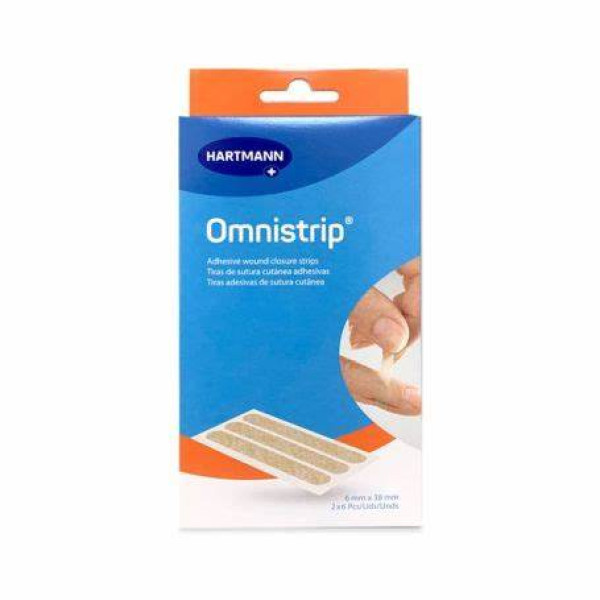 Omnistrip Tiras Sutura_ 6 x 38mm (x12 unidades)