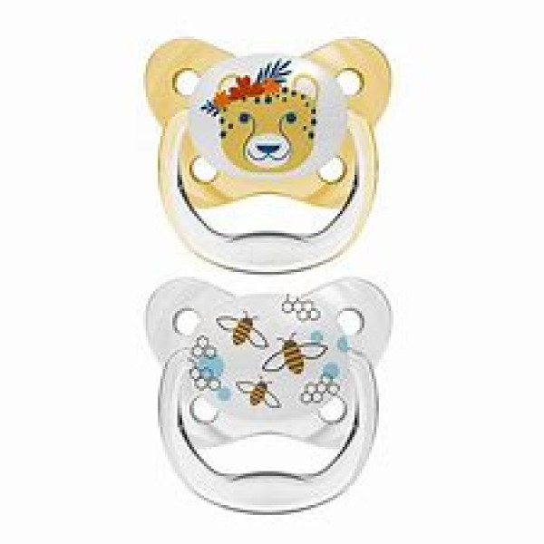 Dr Browns Prevent Chupeta Borboleta_ 6-18M_ Amarelo (x2 unidades)