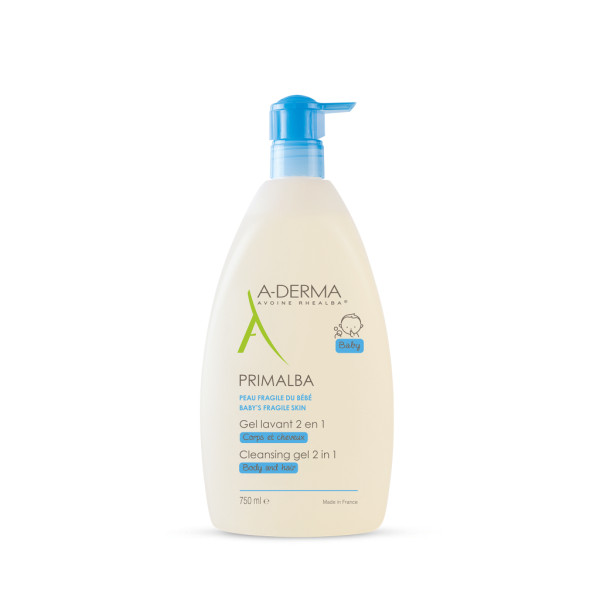 A-Derma Primalba Gel Corpo/Cabelo - 750ml