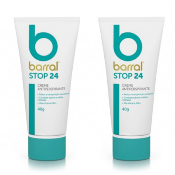 Barral Stop24 Creme - 40g (Pack Duplo)