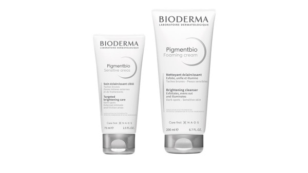 Bioderma Pigmentbio Sensitive Areas -75ml +  Bioderma Pigmentbio  Foaming cream - 200ml