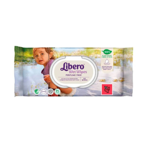 Libero Wet Wipe Toalhete Higiene Bebé (x64 unidades)