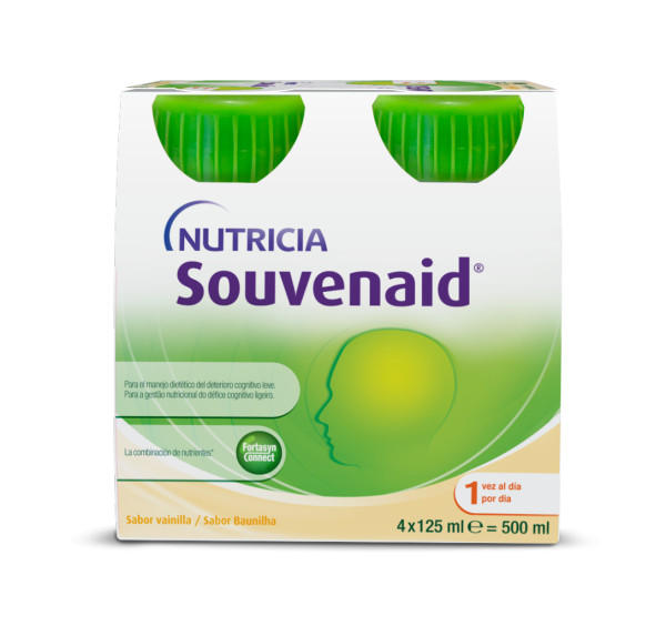 Souvenaid Baunilha Bebiveis - 125ml (x4 unidades)