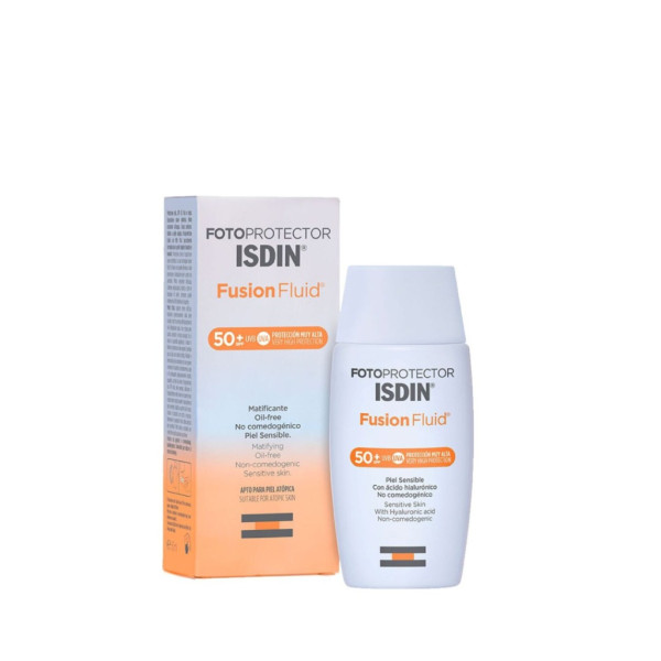 Fotoprotector Isdin  Fusion Fluido 50+ Rosto - 50ml