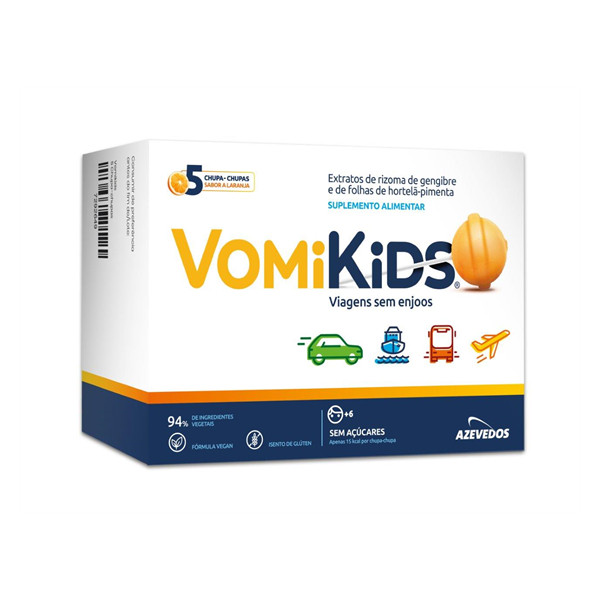 Vomikids Chupa-Chupa Laranja x 5 unidades