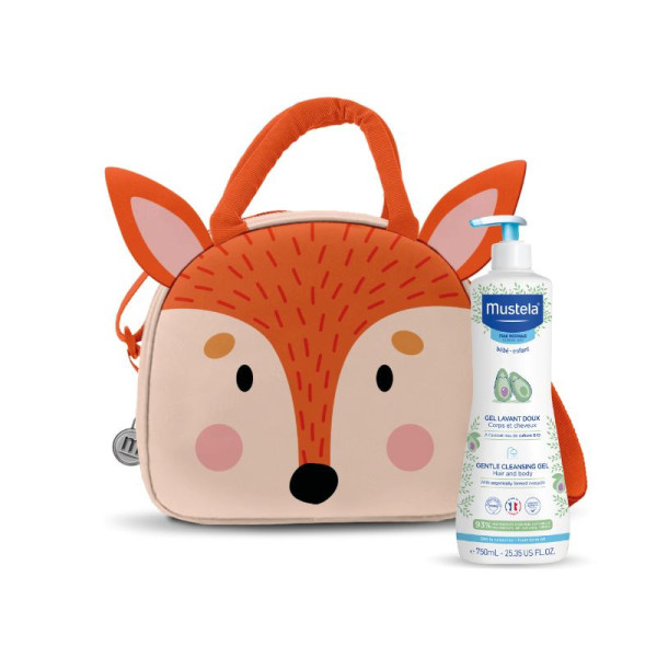 Mustela Bebé Pele normal Gel Lavante - 750ml (Lancheira Raposa)