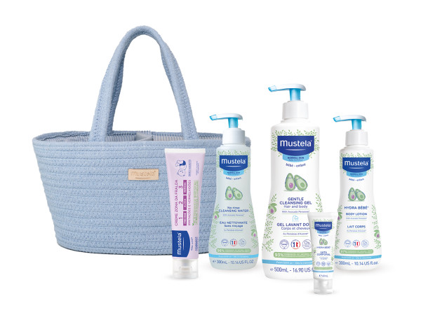 Mustela Bebé_ Cesta Essenciais_ AZUL