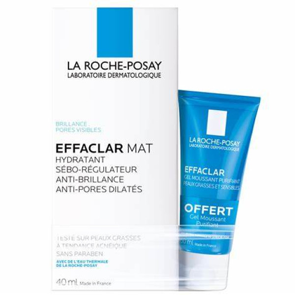 La Roche Posay Effaclar Mat - 40ml + Effaclar Gel - 50ml