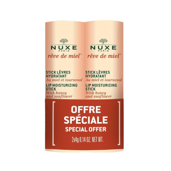 Nuxe Reve De Miel Stick Labial - 4g (Pack Duplo)