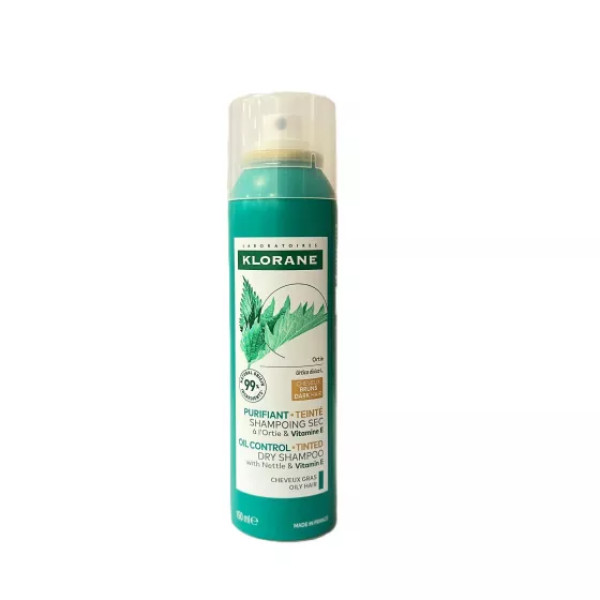 Klorane Ortiga/Vite Champô Seco Cabelo Castanho - 150ml