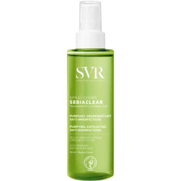 SVR Sebiaclear Spray Corporal - 150ml