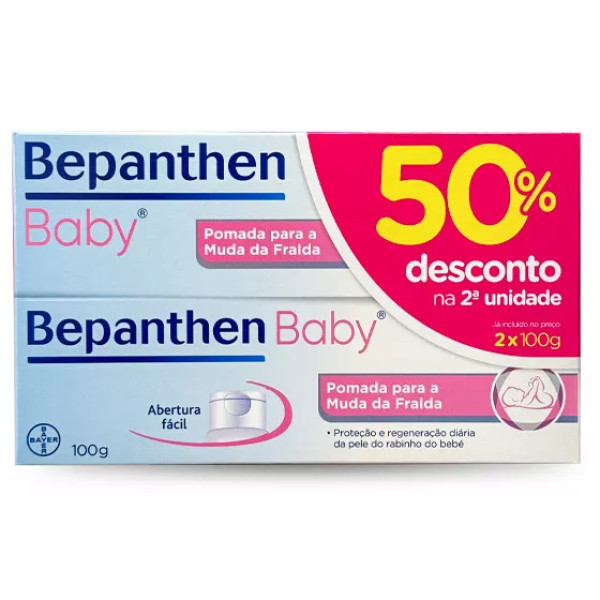 Bepanthen Baby Pomada - 100G (Pack Duplo)