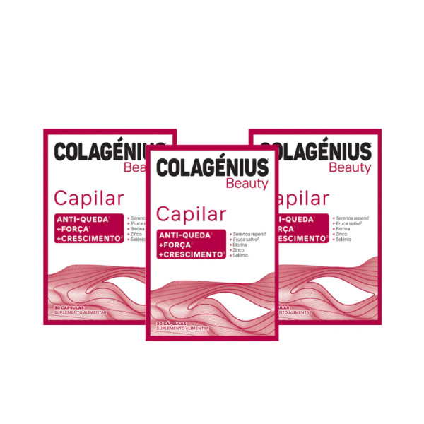 Colagénius Beauty Capilar (x30 cápsulas) Pack Triplo