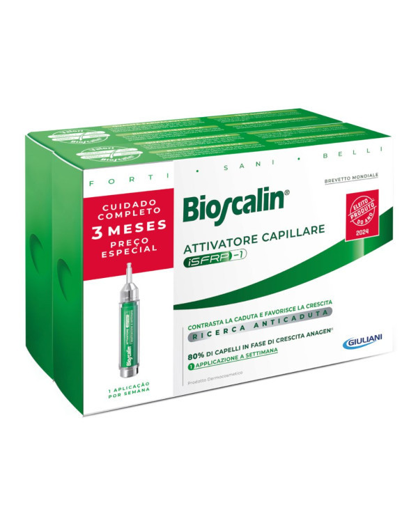 Bioscalin Ativador Capilar Loção Ampola - 10ml (Pack Duplo)