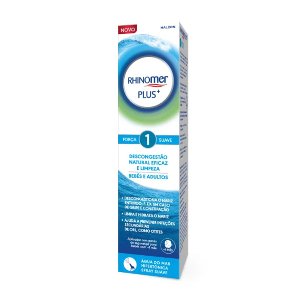 Rhinomer Plus+ Spray Nasal Força 1 - 125ml