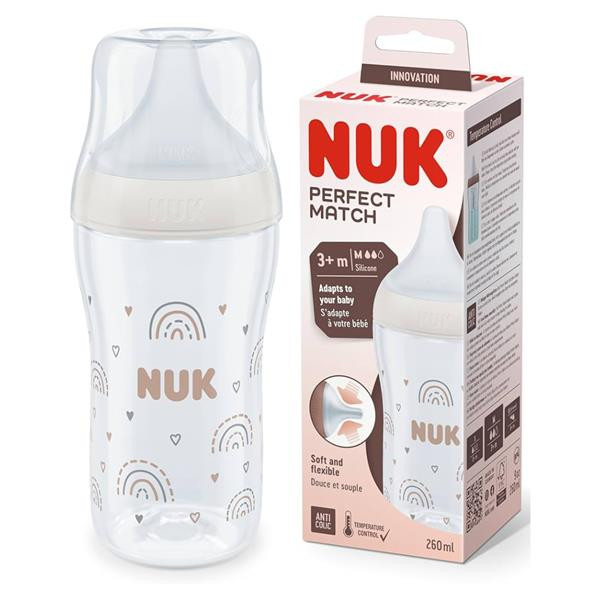 Nuk Perfect Match Biberão_Rainbow -  260ml