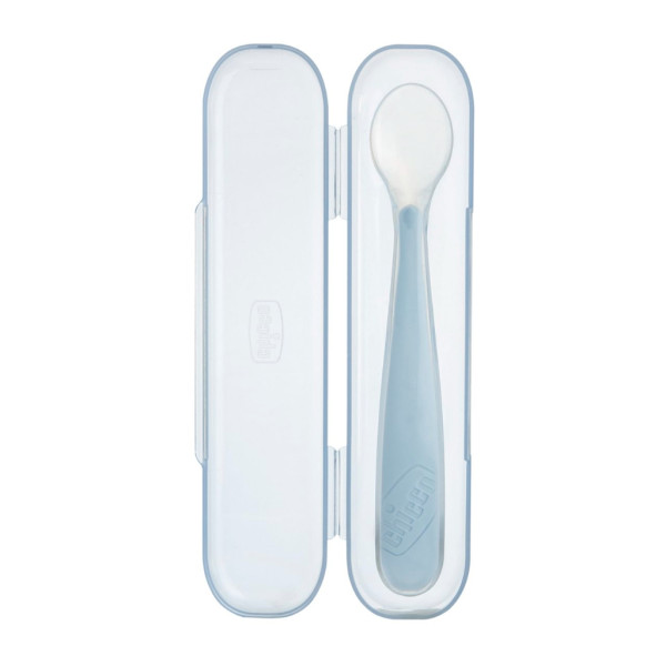 Chicco Colher Silicone c/Caixa _ 6M+