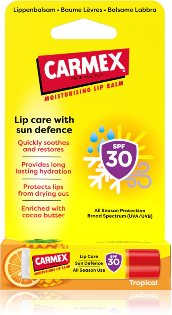 Carmex Stick Hidratante Labial SPF30 Tropic - 4,25g