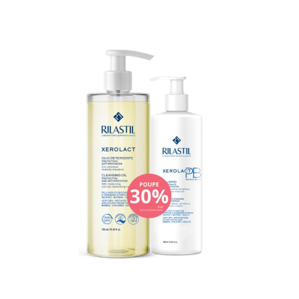 Rilastil Xerolact Oleo Lavante - 750ml + Balsamo  - 400ml