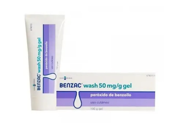 Benzac Wash 5, 50 mg/g gel bisnaga -100g