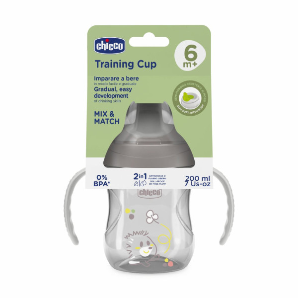 Chicco Copo Aprendizagem_ Cinza_ 6M+