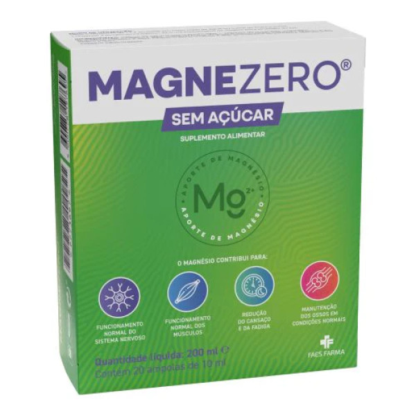 Magnesona Zero Ampolas (x20 unidades)