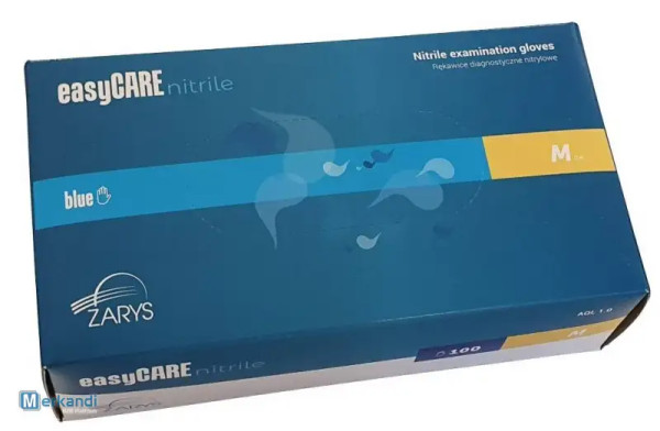 Easycare - Luvas Nitrilo S/ Pó Tamanho M