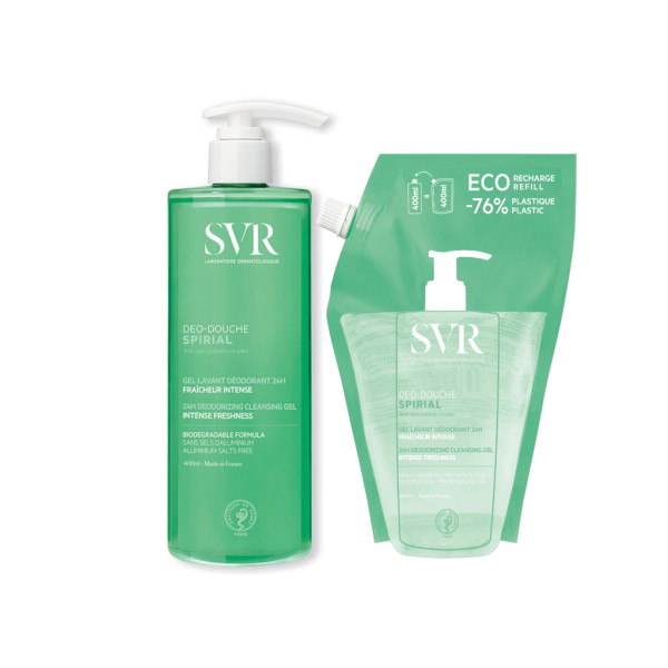Svr Spirial Deo Duche 400ml + Refill 400ml