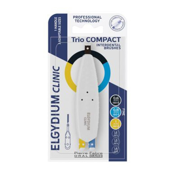 Elgydium Clinic Escovilhão Trio Compact  Muito Estreito Misto 1 unidade