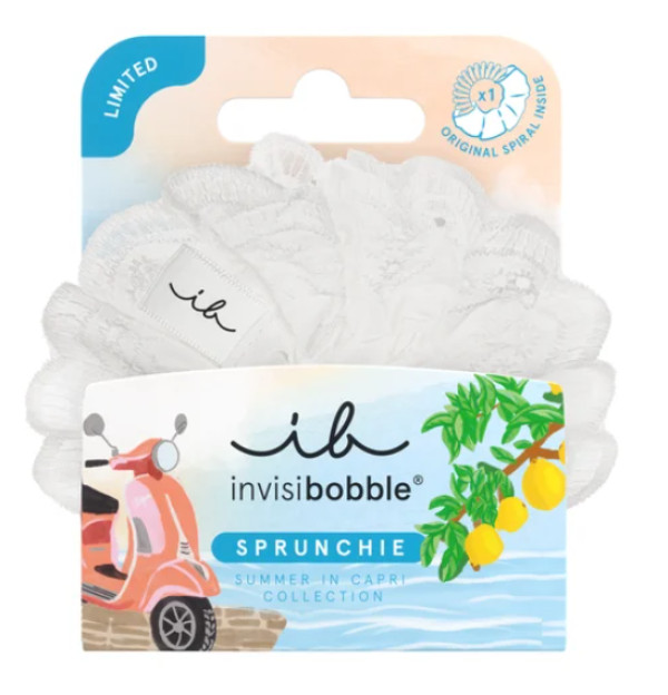 Invisibobble Elásticos Sprunchie Capri Blanco x1