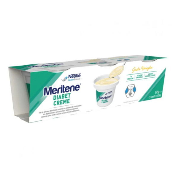Meritene Diabet Creme Baunilha 125g X3