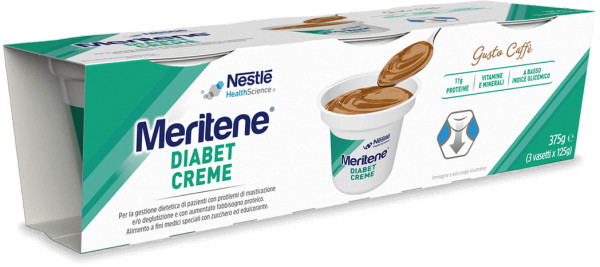 Meritene Diabet Creme Cafe 125g x 3 unidades