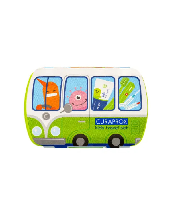 Curaprox Kids Kit Viagem Verde Curaprox Kids Kit Viagem Verde