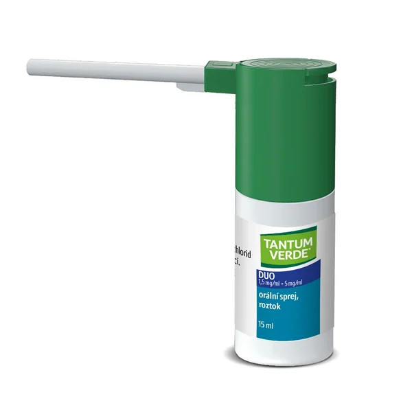 Tantum Verde Duo - Frasco 15 mL Solução de Pulverização Bucal Tantum Verde Duo - Frasco 15 mL Solução de Pulverização Bucal