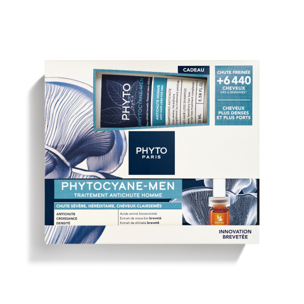 Phytocyane Homem Queda Progresssiva - 3,5ml (x12 unidades) + Champô - 100ml