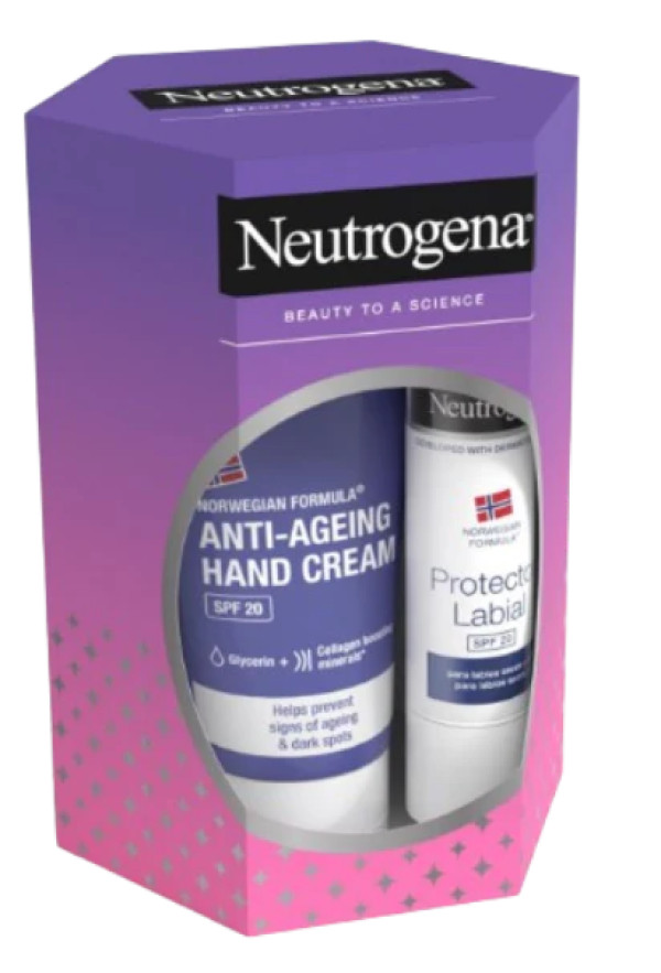 Neutrogena Maos Antiaging Creme + Stick Labial SPF20 Neutrogena Maos Antiaging Creme + Stick Labial SPF20