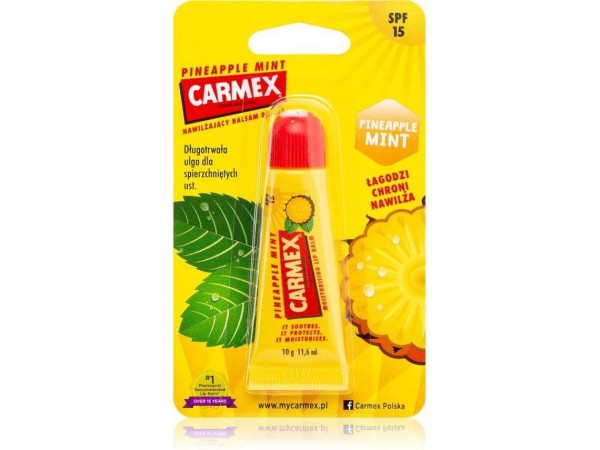 Carmex Tubo Hidratante Labial Ananás Menta spf15 10g