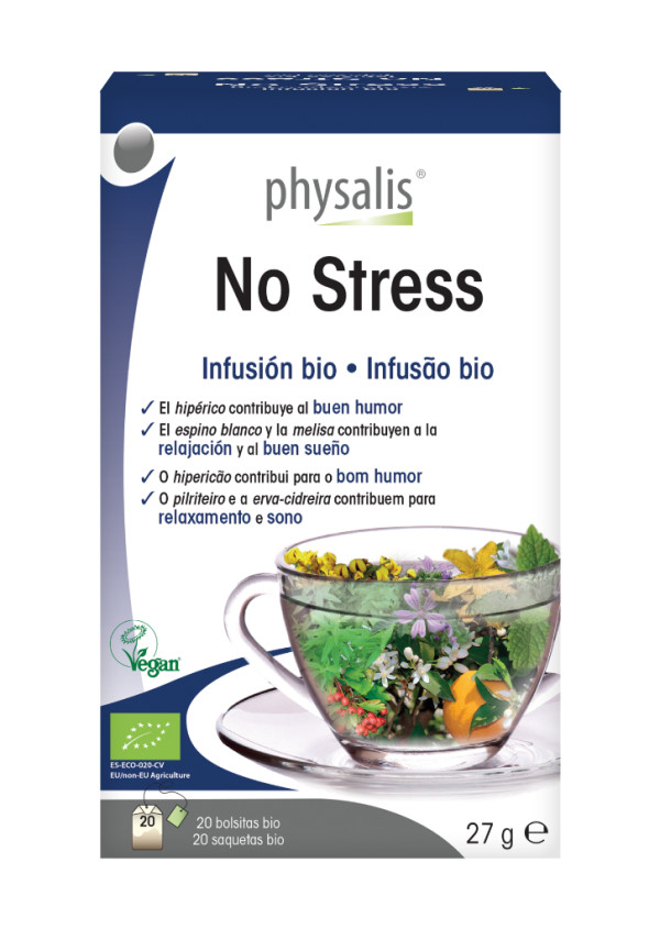 Physalis No Stress Infusão Bio 20 Saquetas Physalis No Stress Infusão Bio 20 Saquetas