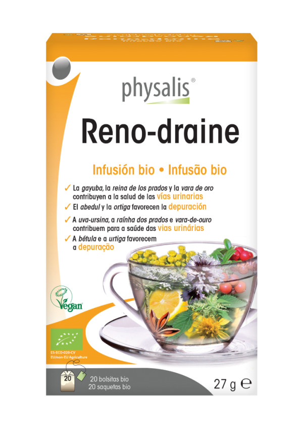 Physalis Reno-Draine Infusão Bio 20 Saquetas