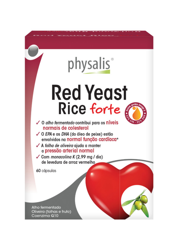 Physalis Red Yeast Rice Forte (60 cápsulas) Physalis Red Yeast Rice Forte (60 cápsulas)