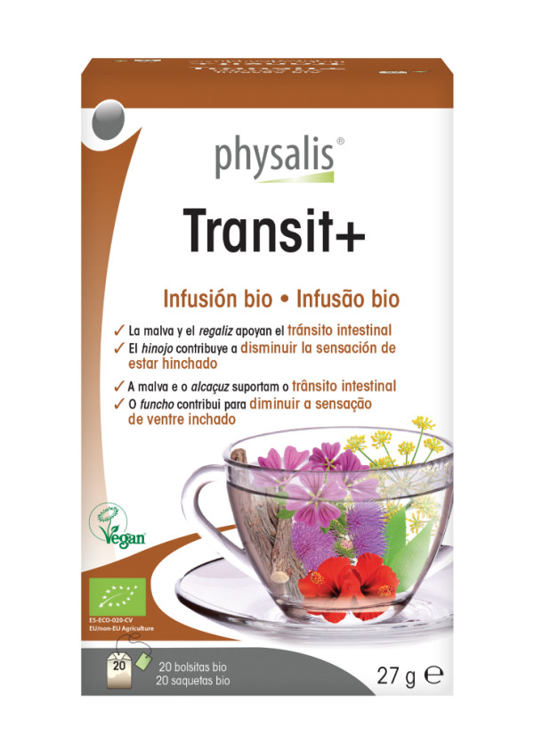 Physalis Transit+ Infusão Bio 20 Saquetas