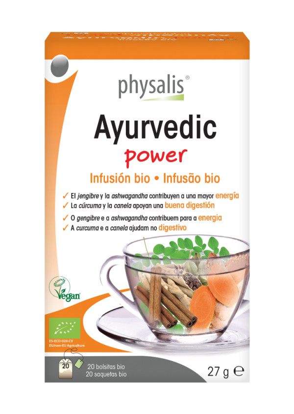 Physalis Ayurvedic Power Infusão Bio 20 Saquetas
