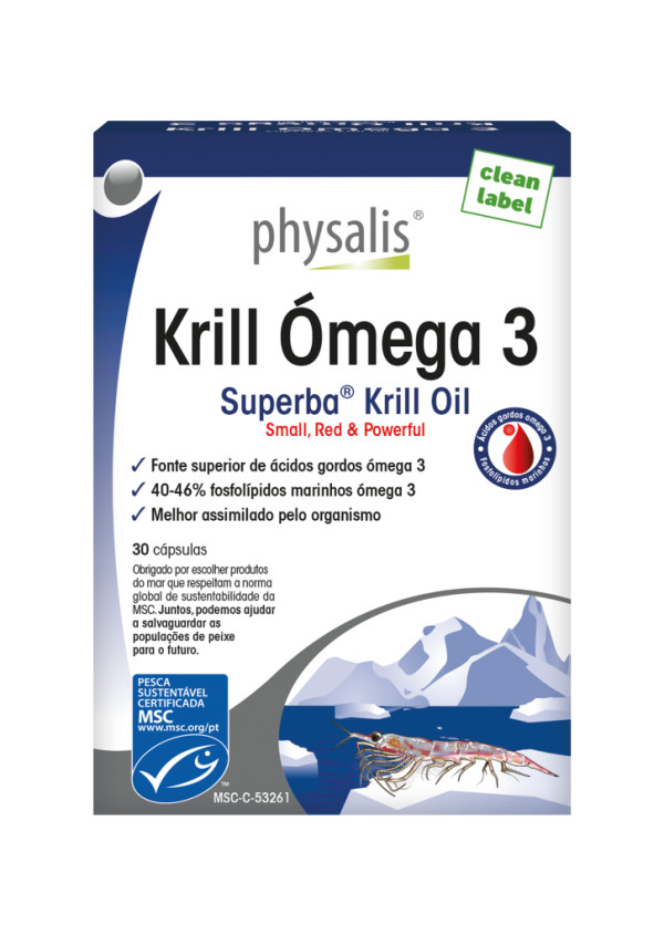 Physalis Krill Ómega 3 30 Cápsulas