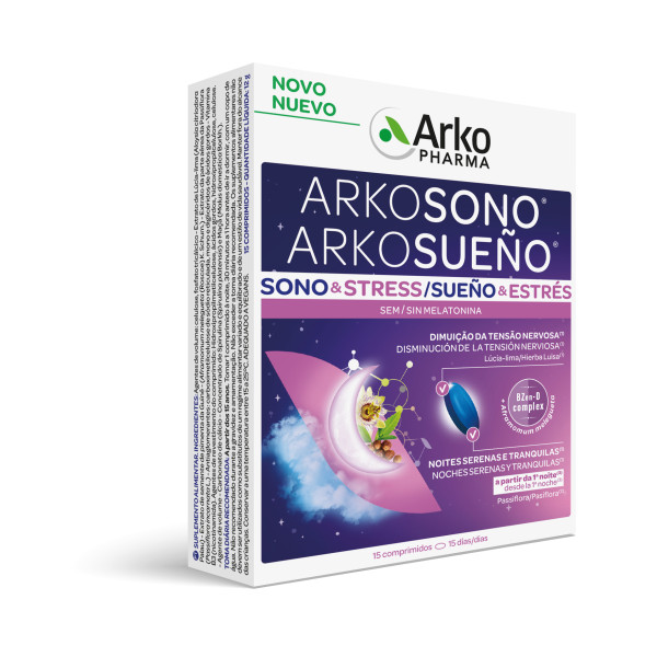 Arkosono Sono & Stress (x15 comprimidos) Arkosono Sono & Stress (x15 comprimidos)