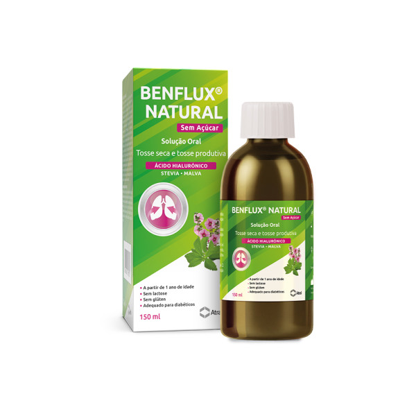 Benflux Natural Sol Oral S/Açucar 150ml Benflux Natural Sol Oral S/Açucar 150ml
