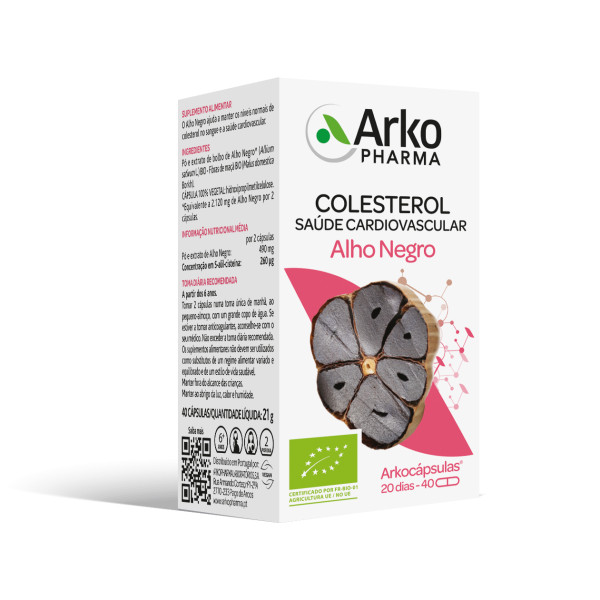 Arkocápsulas Alho Negro Caps (X40 cápsulas)