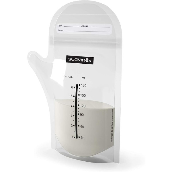 Suavinex Bolsa Conservação Leite Materno 180ml X 25unidades