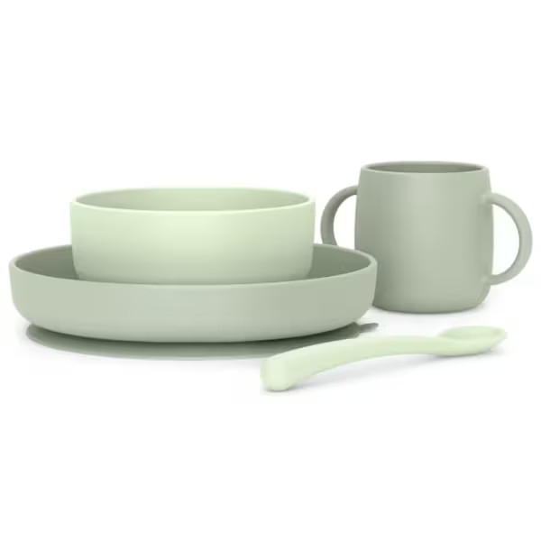 Suavinex Loiça Silicone Soft Flex Verde +4M