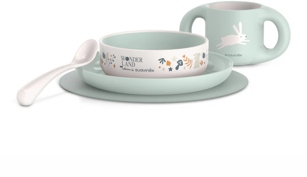 Suavinex Set Louça Aprendizagem +6M Menino Suavinex Set Louça Aprendizagem +6M Menino