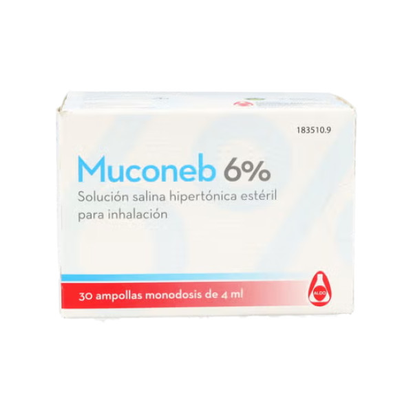 Muconeb 6% Solução Salina Hipertónica 4ml x (30 ampolas)